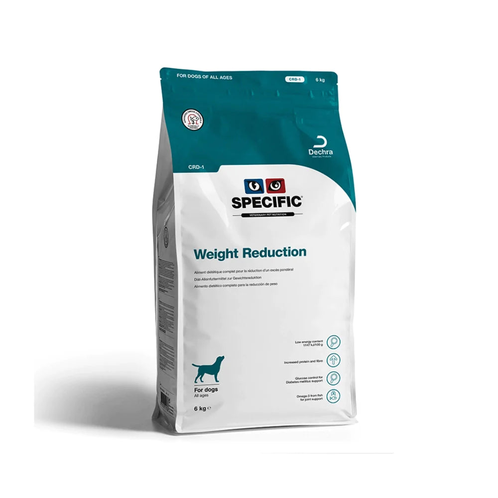 SPECIFIC™ CRD-1 Trockenfutter für Hunde zur Gewichtsreduktion mit Fisch, 1,6 kg