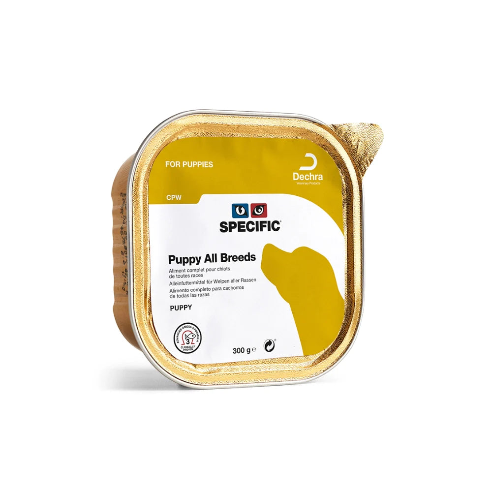 SPECIFIC™ CPW Puppy All Breeds, Nassfutter für Hunde mit Schweinefleisch, 300 g