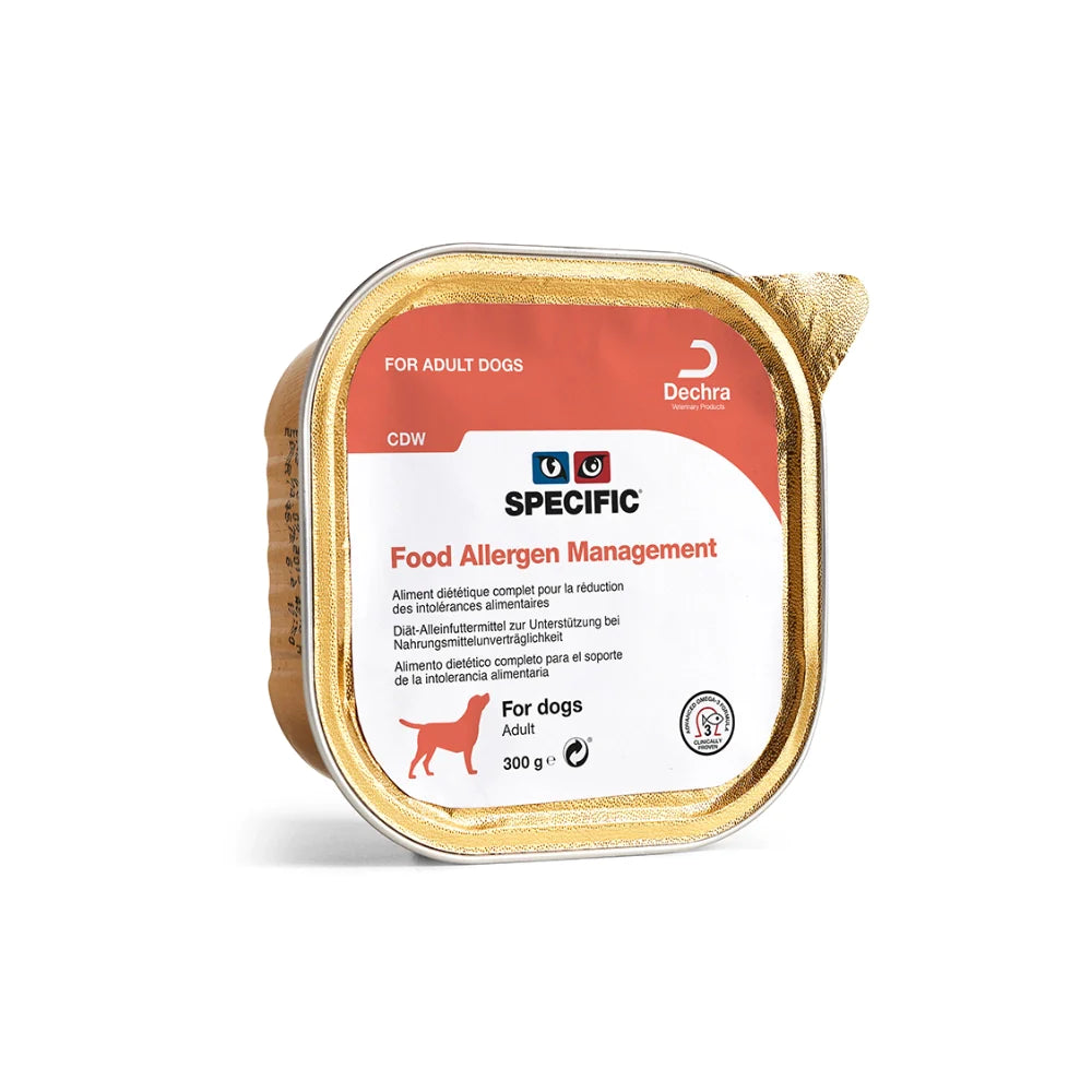 SPECIFIC™ CDW Food Allergy Management, mitrā barība suņiem alerģijas gadījumos ar jēru, 300 g