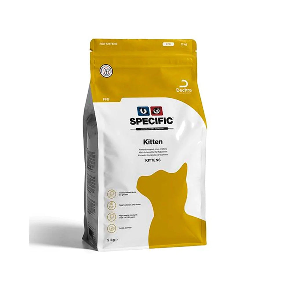 SPECIFIC™ FPD Kitten, nourriture sèche pour chats au porc, 400 g