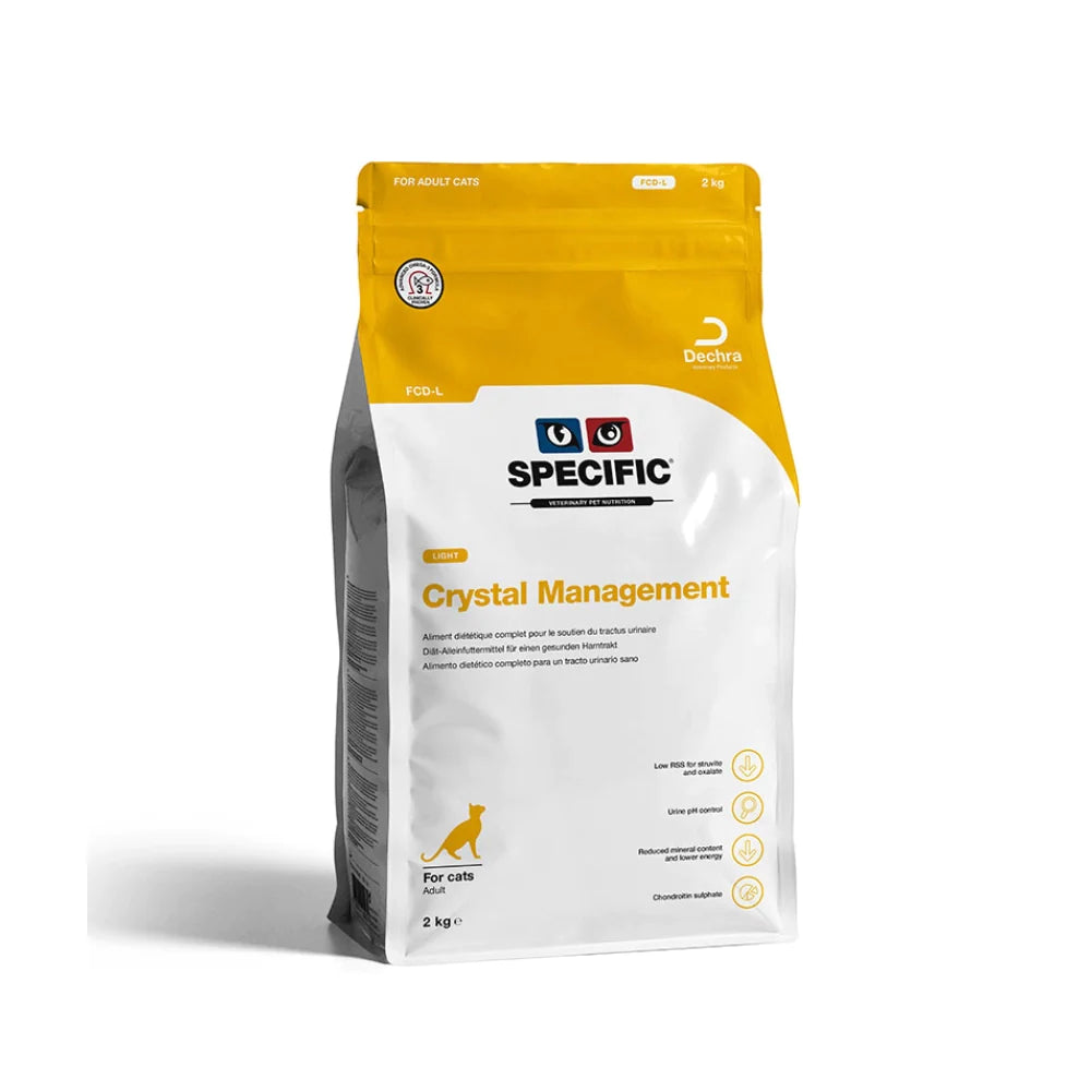 SPECIFIC™ Adult Cat FCD-L Crystal Management Light, Dry Cat Food With Fish, 0,4kg