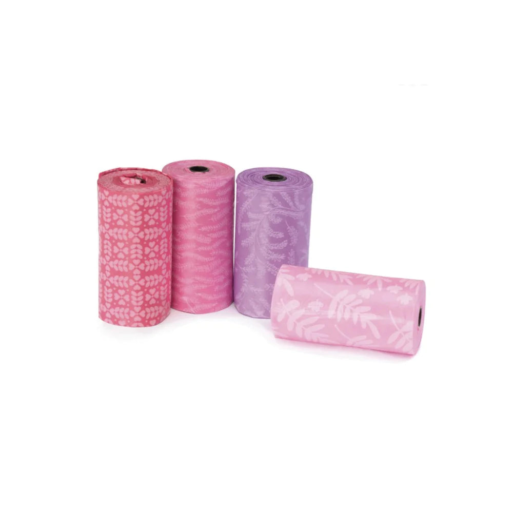 Camon Stool Bags With Lavender Scent 15 Bags x 4 Per Roll