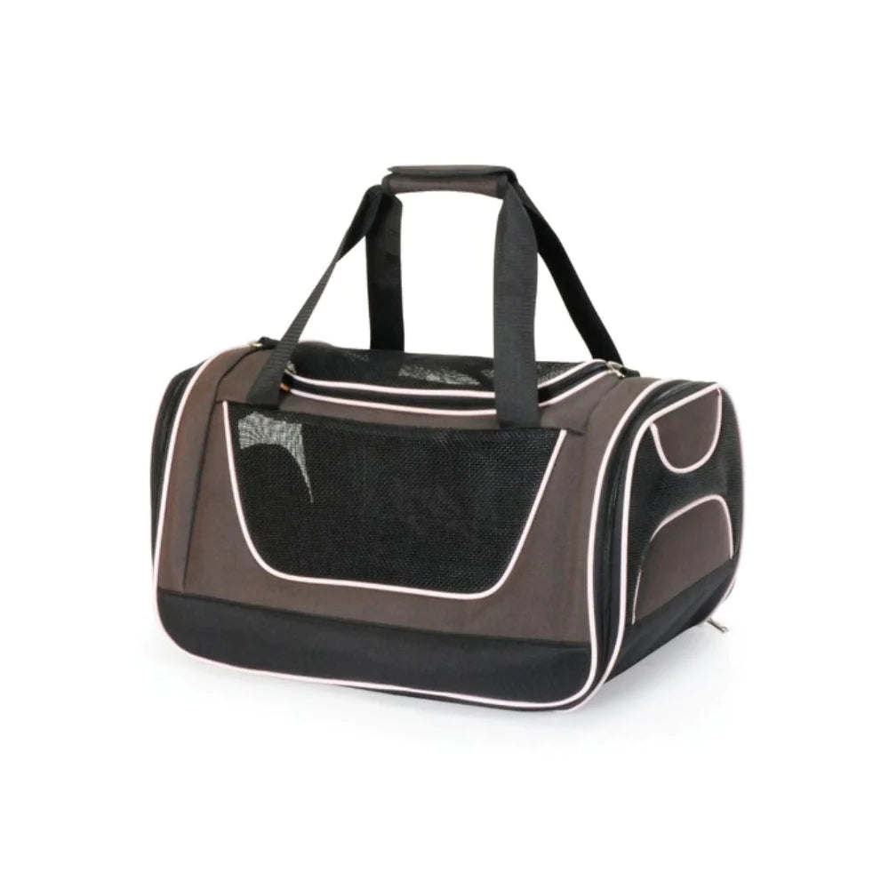 Camon Sac de transport à parois souples pour chat et chien, 47 x 32 x 28 cm