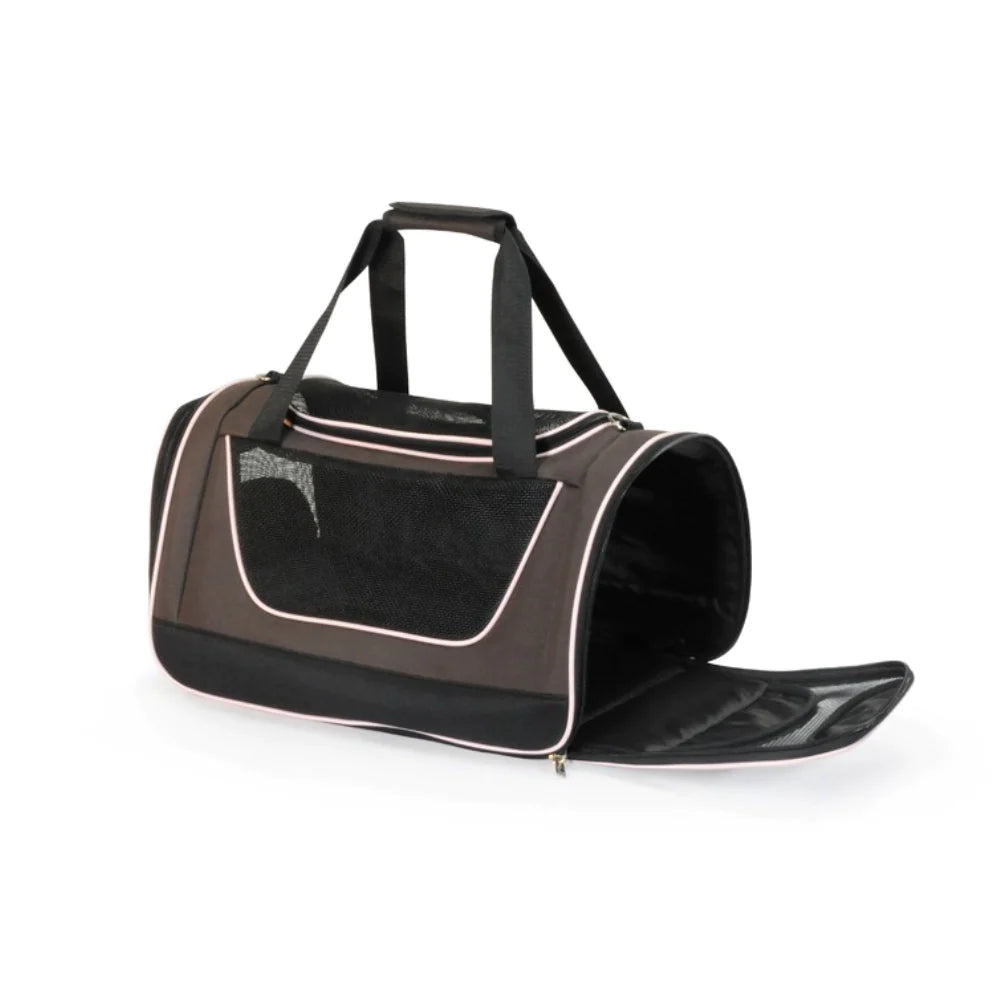 Camon Sac de transport à parois souples pour chat et chien, 47 x 32 x 28 cm