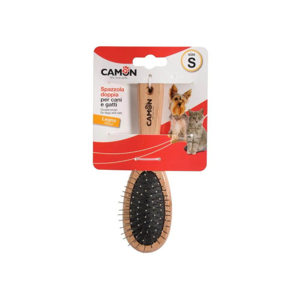 Camon Peine Universal De Madera De Doble Cara Para Todo Tipo De Pieles