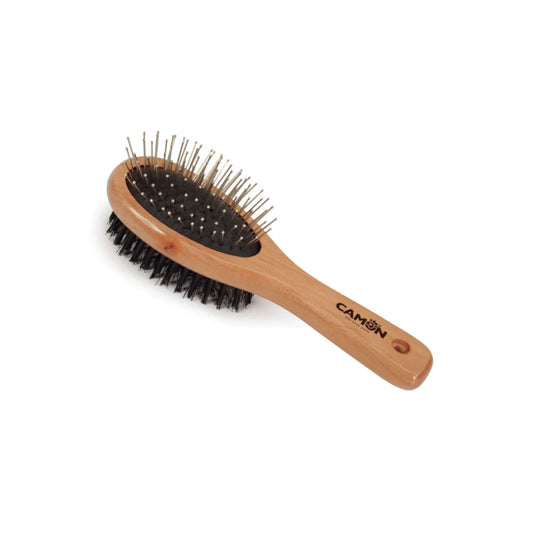Camon Universal Double-Sided Wooden Comb For All Types of Fur