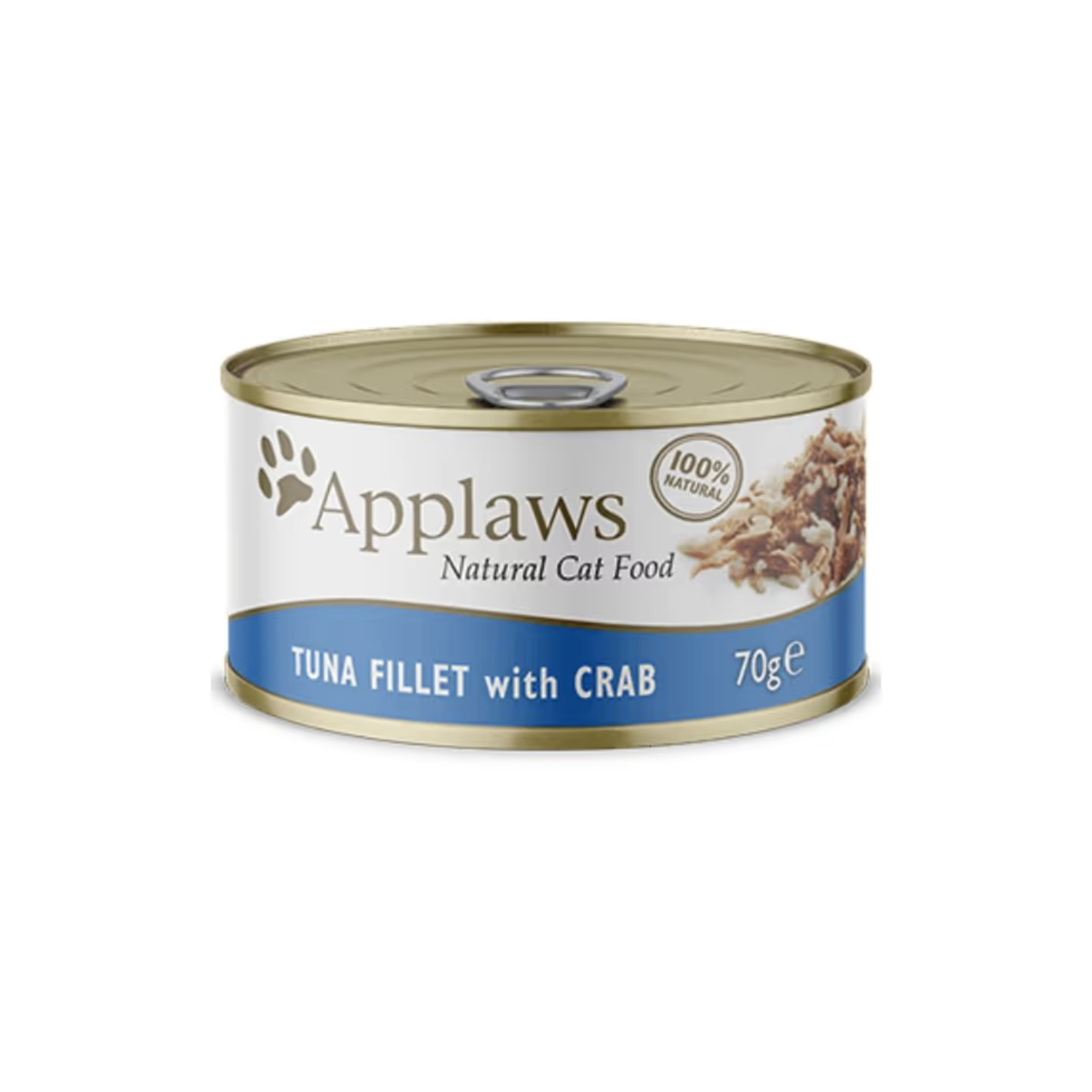 Applaws Adult Cat Wet Food - Tuna Fillet with Crab, 70 g