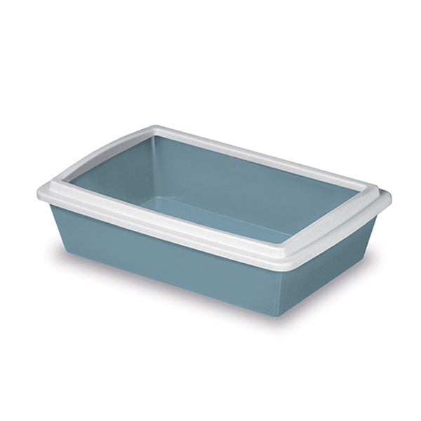 Stefanplast Kaķu tualete TRAY 2 Tērauda zilā krāsā