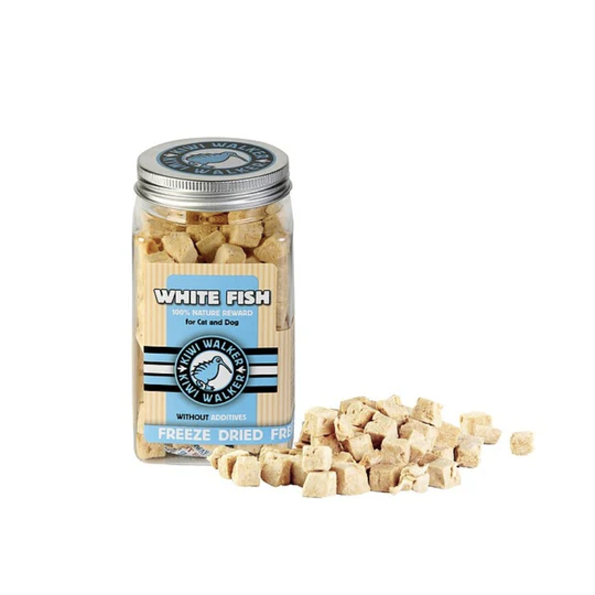 Kiwi Walker Dog and Cat Treats - White fish 60g