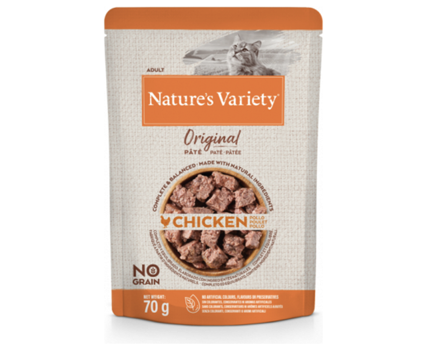 Nature's Variety Cat Original Wet Cat Food With Chicken 70g