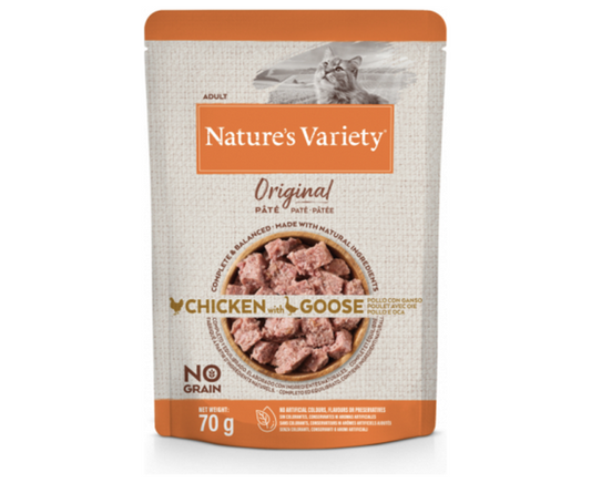 Nature's Variety Cat Original Wet Cat Food With Chicken And Goose 70g