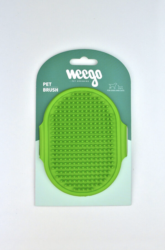 Brosse pour animaux de compagnie WEEGO®, verte