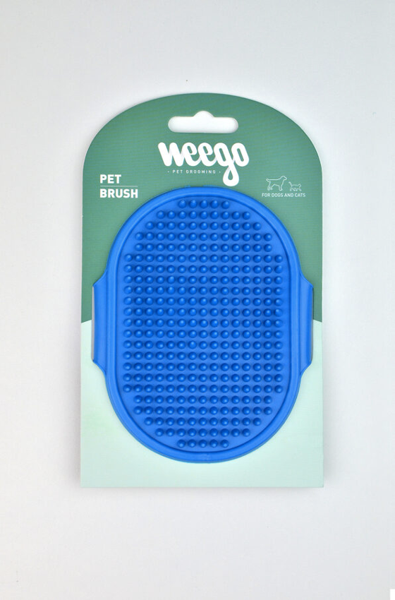 Brosse pour animaux de compagnie WEEGO®, bleue
