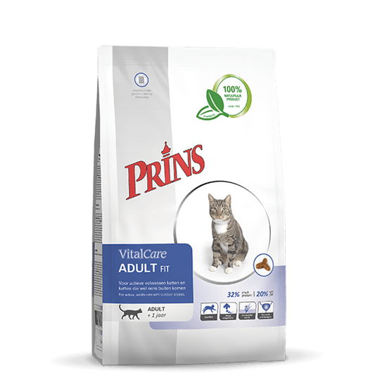 Prins VitalCare ADULT FIT Dry Cat Food With Poultry, 10kg