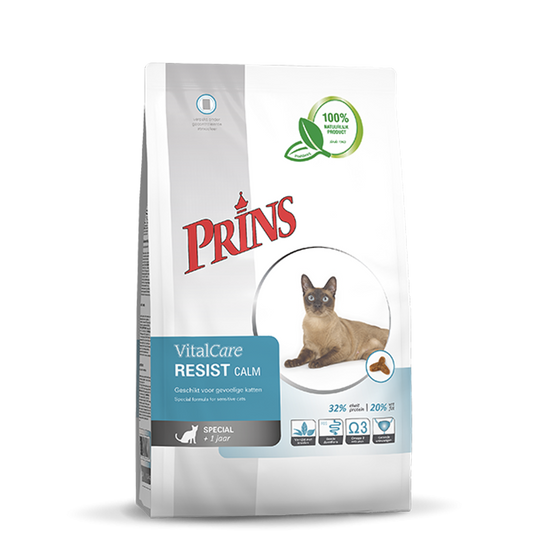Prins VitalCare RESIST CALM Dry Cat Food With Poultry, 1,5kg