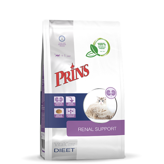 Prins VitalCare Diet RENAL SUPPORT Dry Cat Food With Poultry, 1,5kg