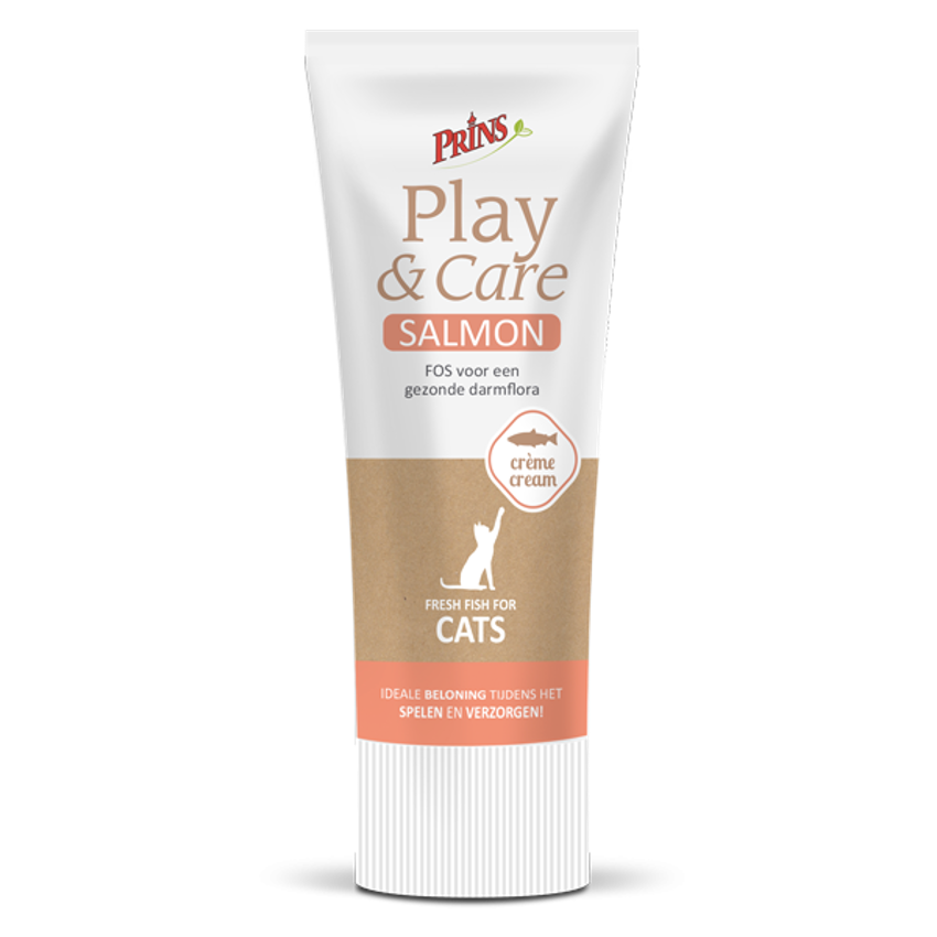 Prins Play & Care Cat SALMON kārumi kaķiem ar lasi, 75g