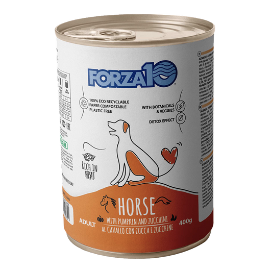 Forza10 Adult Dog Maintenance Wet Dog Food With Horse, Pumpkin and Zucchini, 400 g