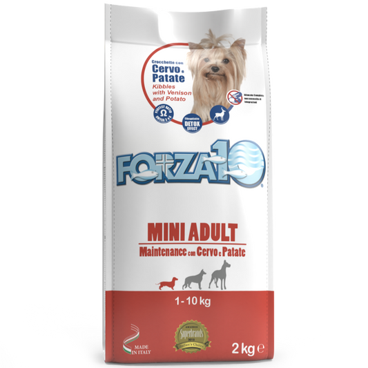 Forza10 Mini Dog Adult Maintenance Dry Food with Venison and Potato, 2kg