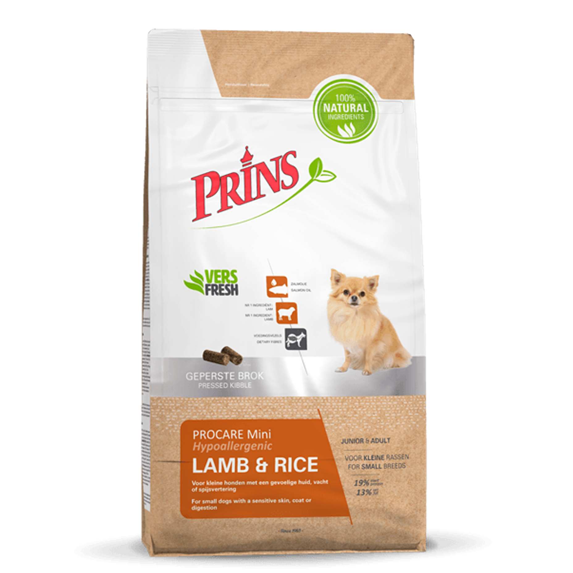 Prins ProCare MINI LAMB & RICE Hypoallergic, Dry Dog Food With Lamb, 15kg