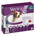 Ielādējiet attēlu galerijas skatītājā, VECTRA 3D šķīdums pilināšanai uz ādas suņiem ārējo parazītu invāzijas ārstēšanai un kontrolei. 3 aplikatori
