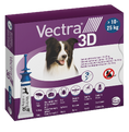 Ielādējiet attēlu galerijas skatītājā, VECTRA 3D šķīdums pilināšanai uz ādas suņiem ārējo parazītu invāzijas ārstēšanai un kontrolei. 3 aplikatori
